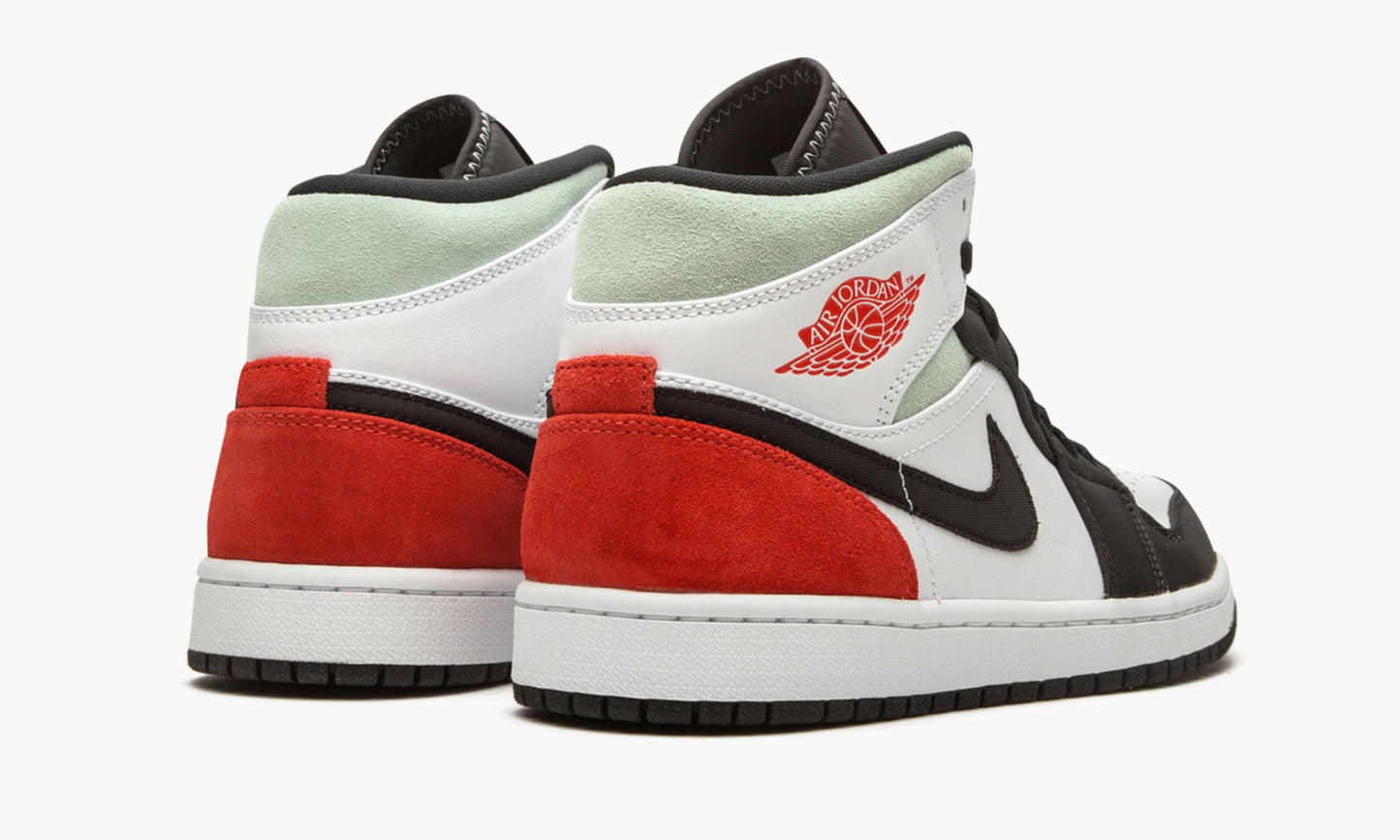 Jordan 1 Mid SE Red Grey Black Toe