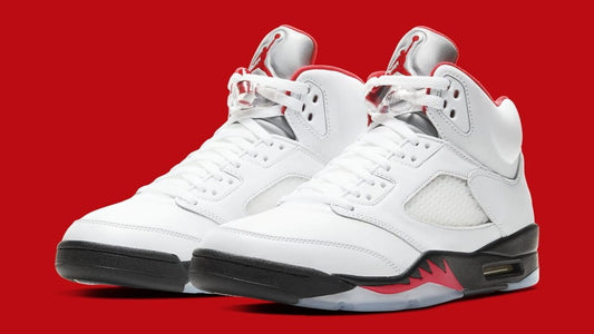 Jordan 5 Retro Fire Red Silver Tongue (2020)