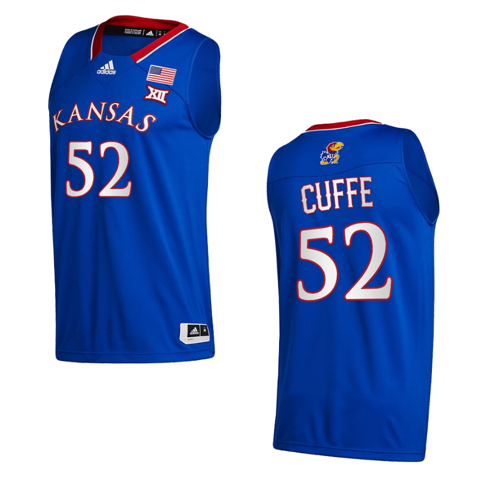 Kansas Jayhawks Kyle Cuffe Away Class of 2022 Jersey Royal