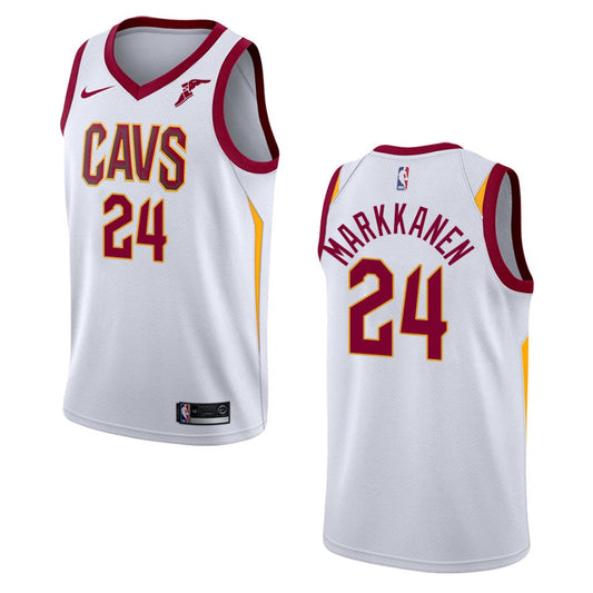 Cleveland Cavaliers Lauri Markkanen Association Edition Jersey White