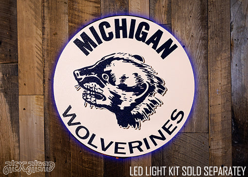 Michigan Wolverines VAULT Wolverine 3D Metal Wall Art