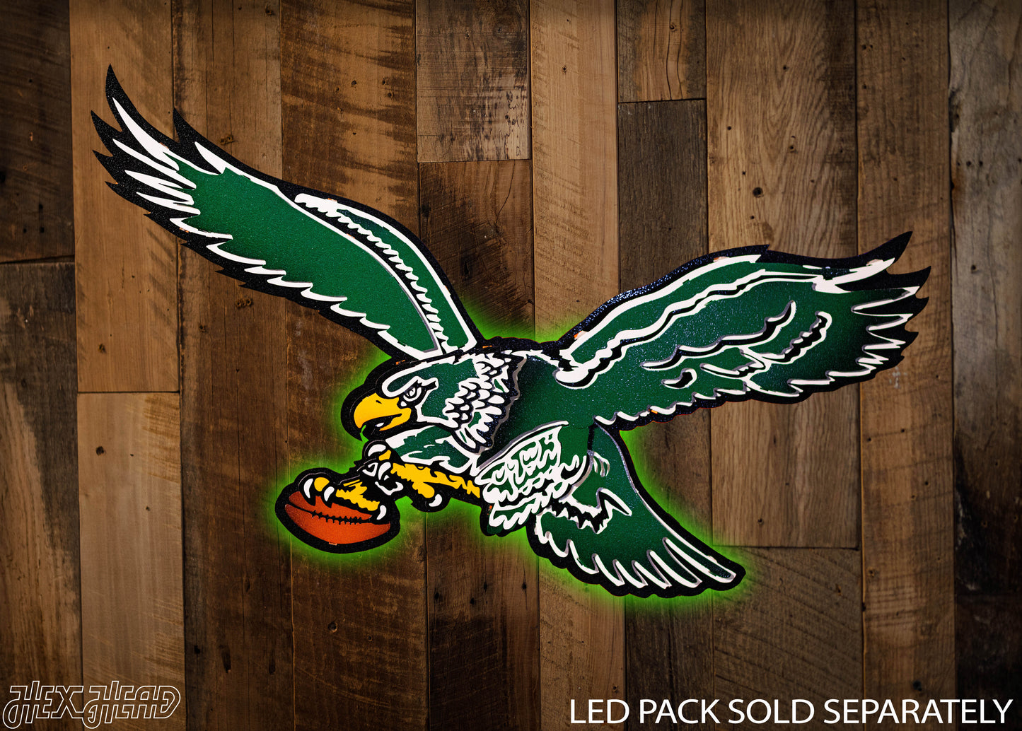 Philadelphia Eagles "1987" Throwback 3D Vintage Metal Wall Art