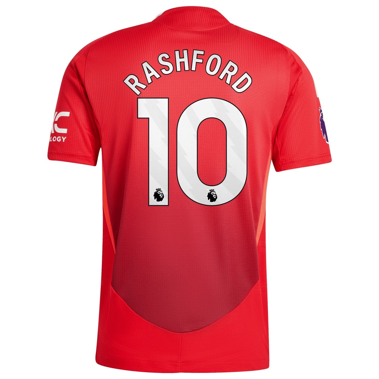 Manchester United adidas Home Shirt 2024-25 with Rashford 10 printing Jersey - Red