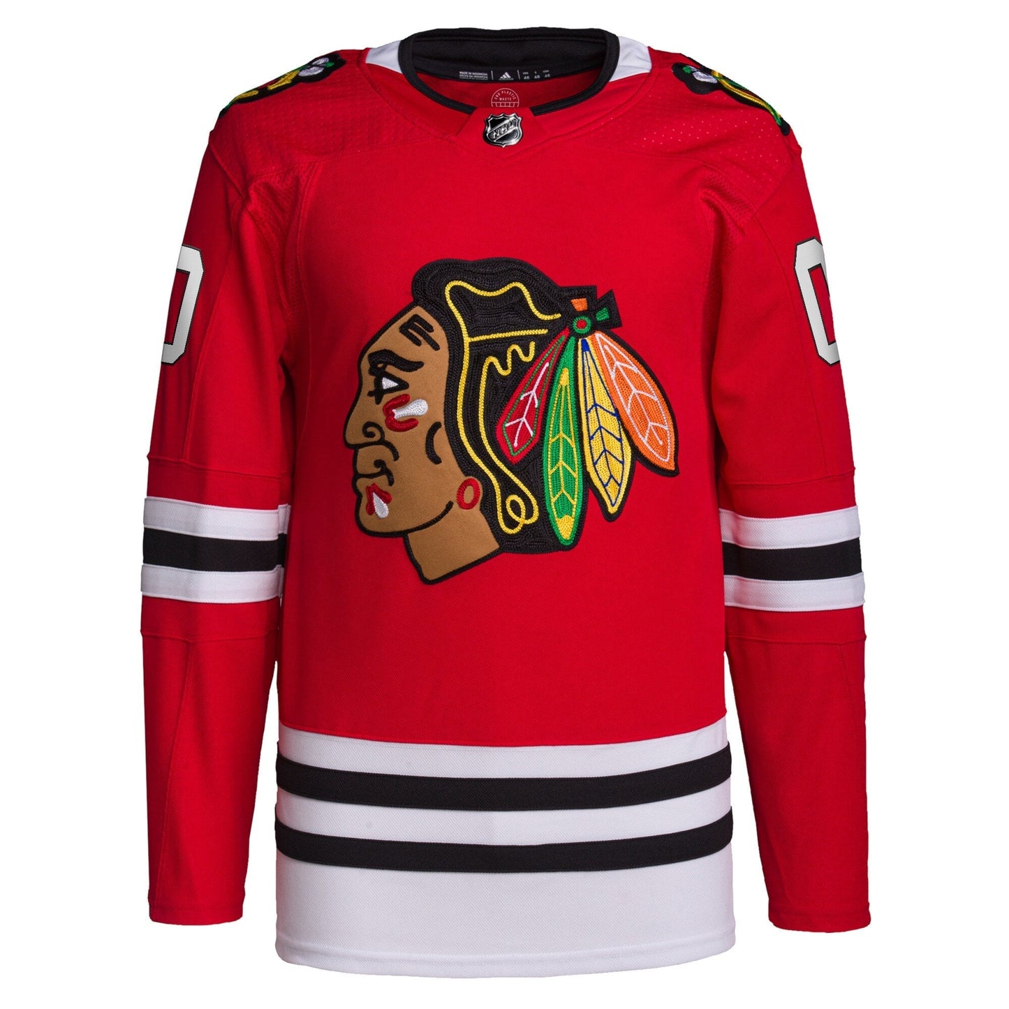 Chicago Blackhawks adidas Home Primegreen Custom Jersey - Red