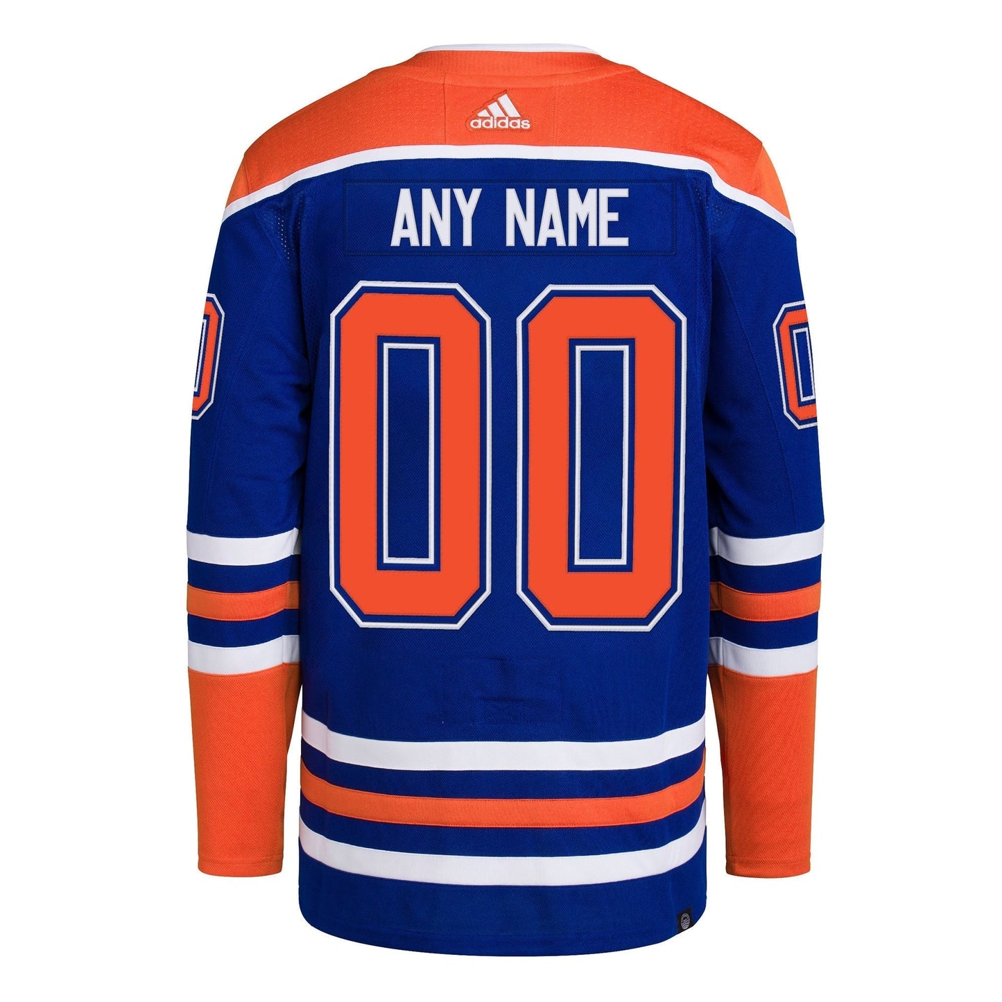 Edmonton Oilers adidas Home Primegreen Custom Jersey - Royal