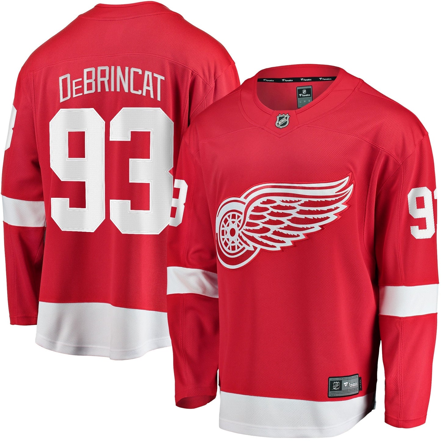 Alex DeBrincat Detroit Red Wings Fanatics Home Premier Breakaway Player Jersey= - Red