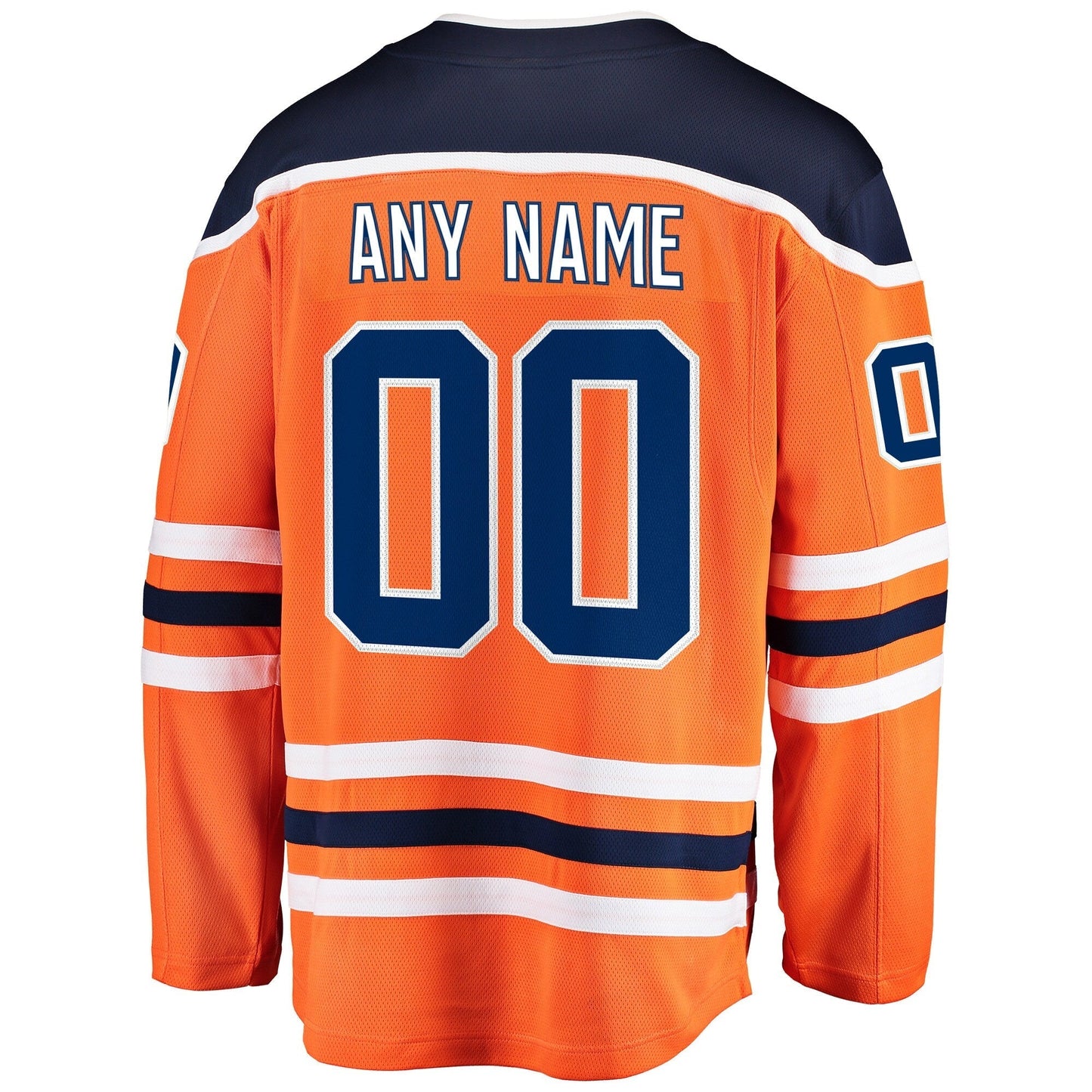 Edmonton Oilers Fanatics Home Breakaway Custom Jersey - Orange