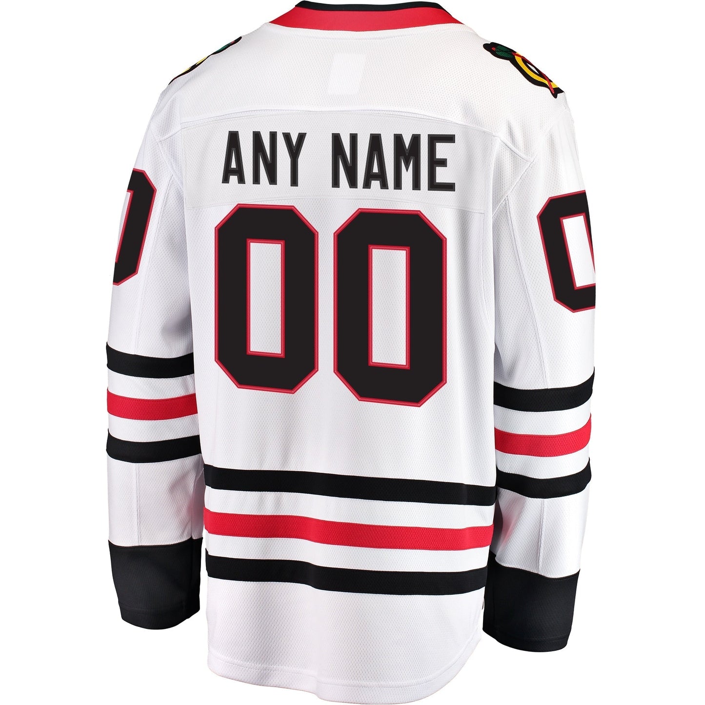 Chicago Blackhawks Fanatics Away Breakaway Custom Jersey - White