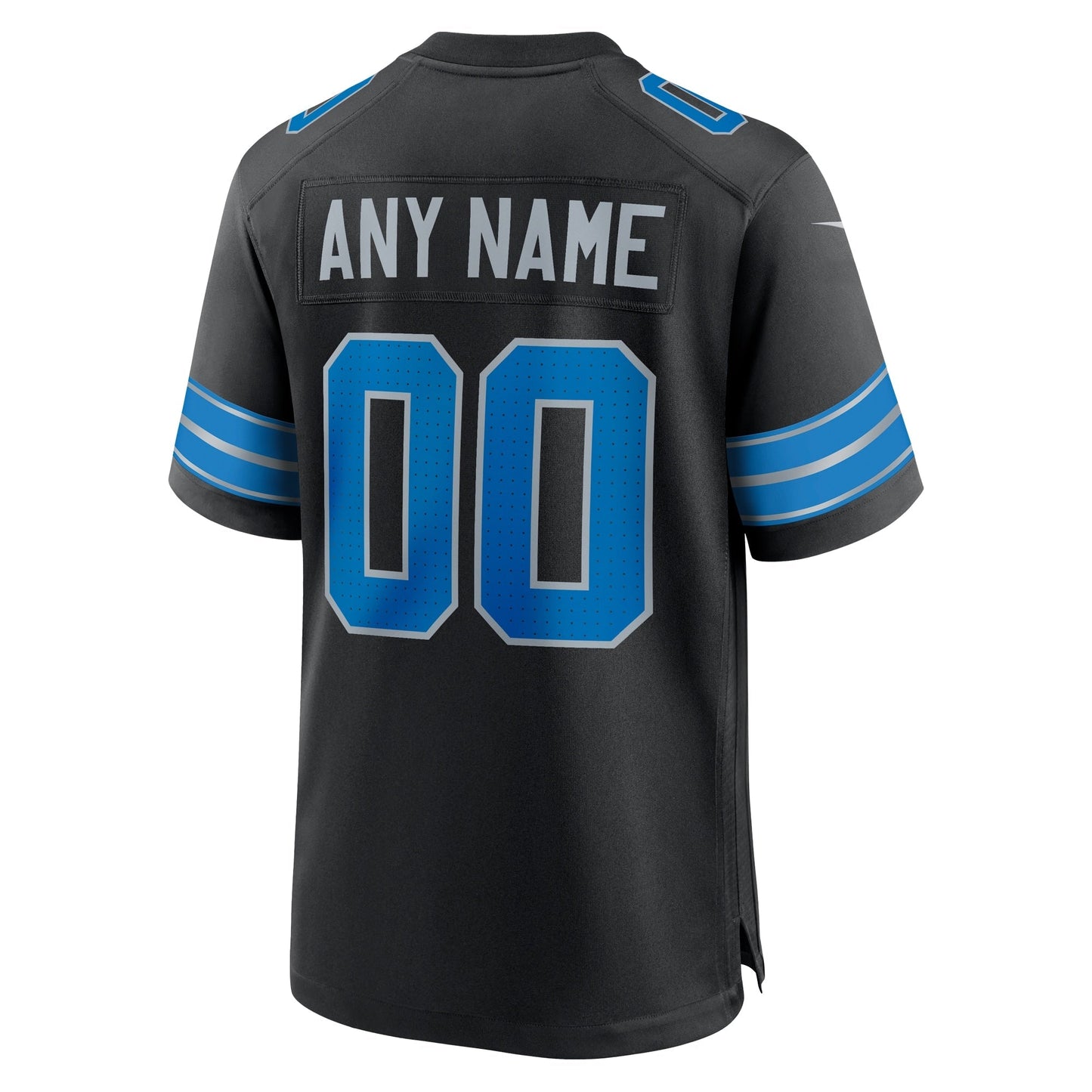 Detroit Lions Nike Alternate Custom Game Jersey - Black