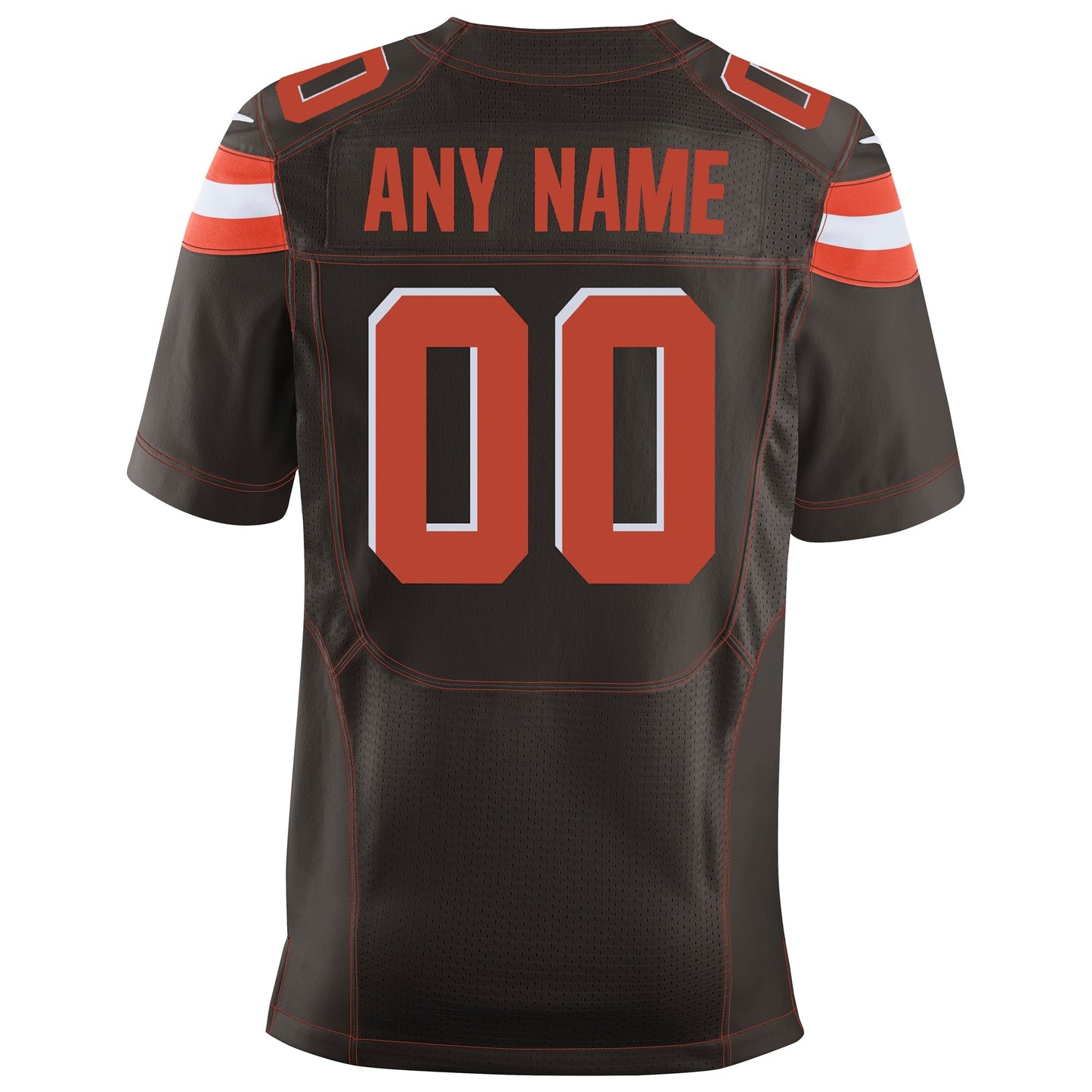 Cleveland Browns Nike Elite Custom Jersey - Brown