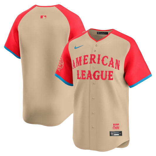 American League Nike 2024 MLB All-Star Game Limited Jersey - Cream