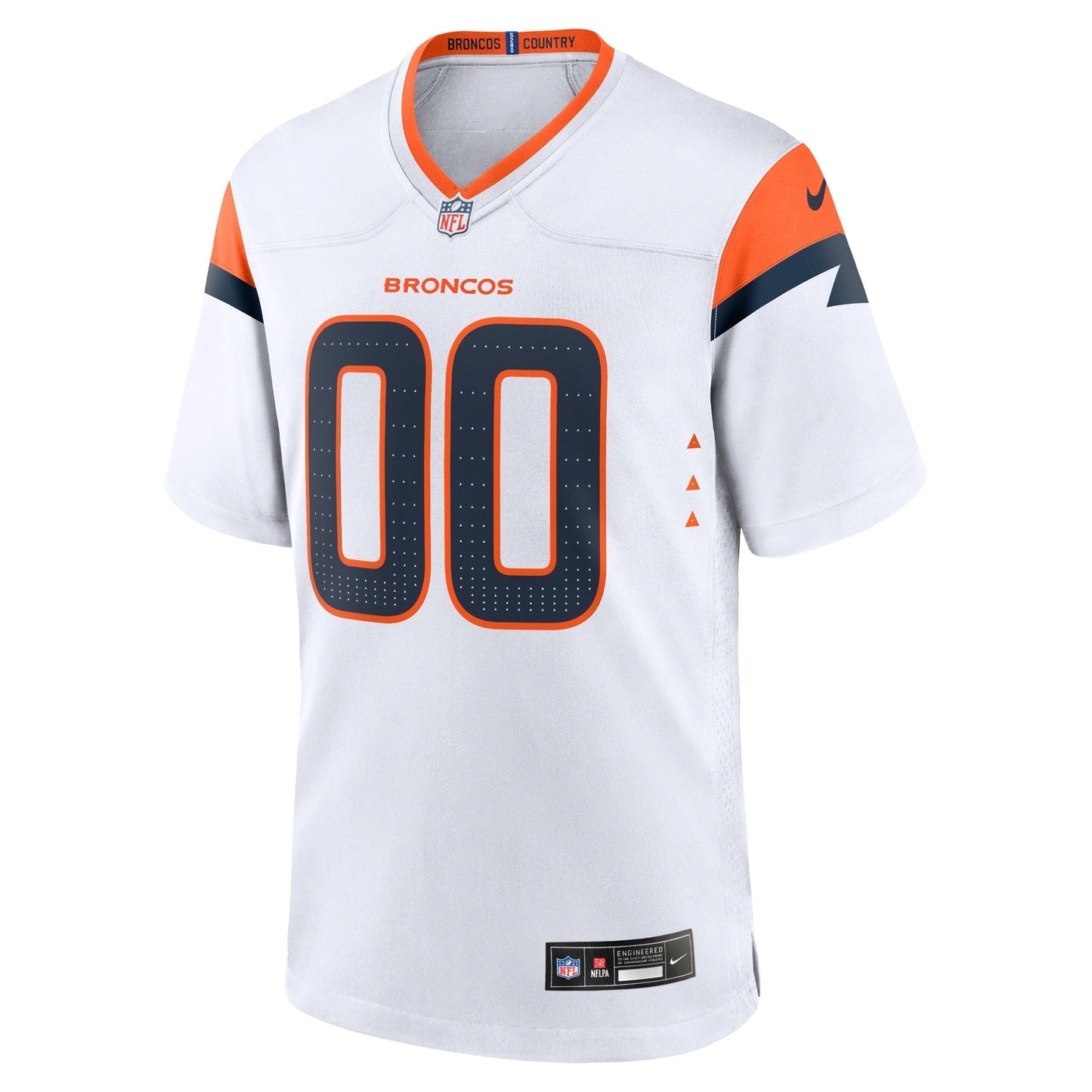 Denver Broncos Nike Custom Game Jersey - White