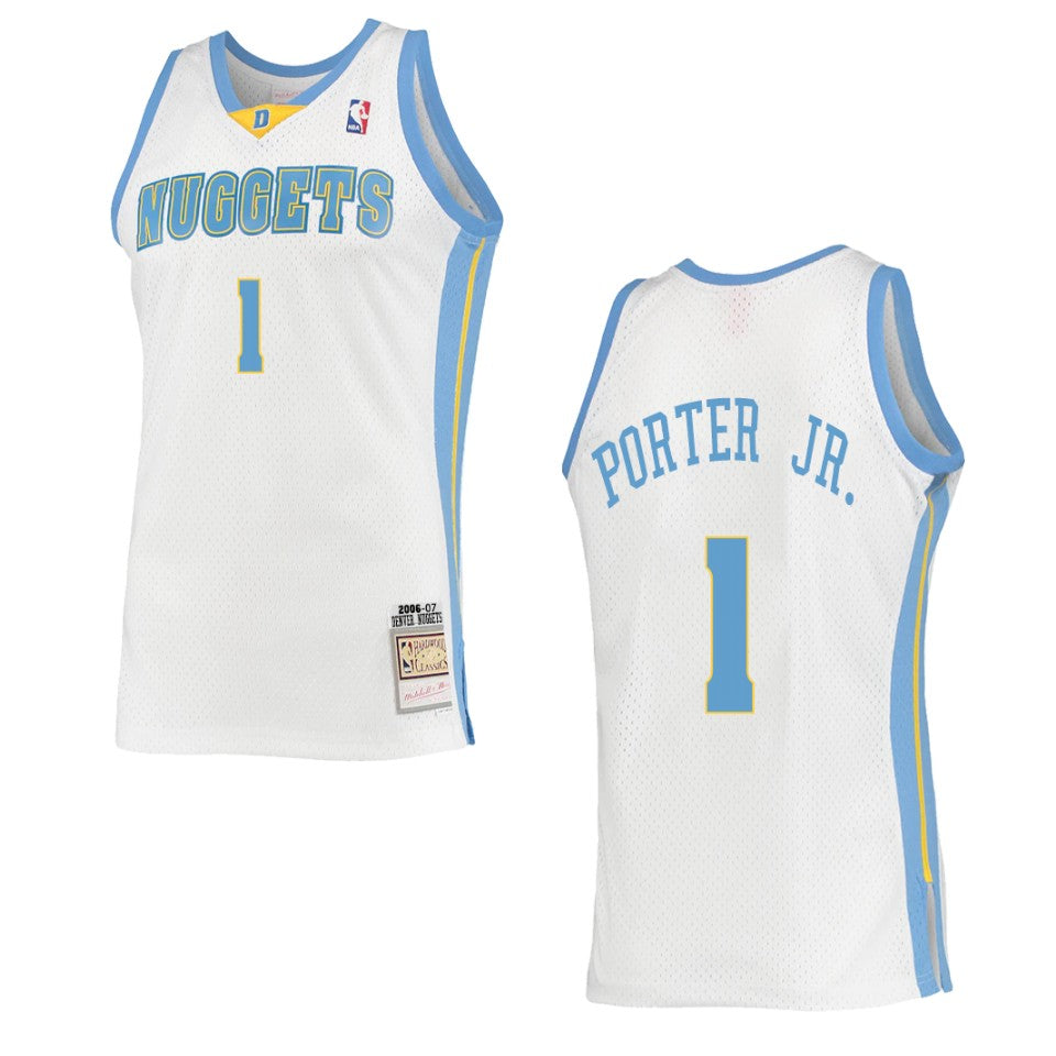 Denver Nuggets Michael Porter Jr. Hardwood Classics Swingman Jersey White