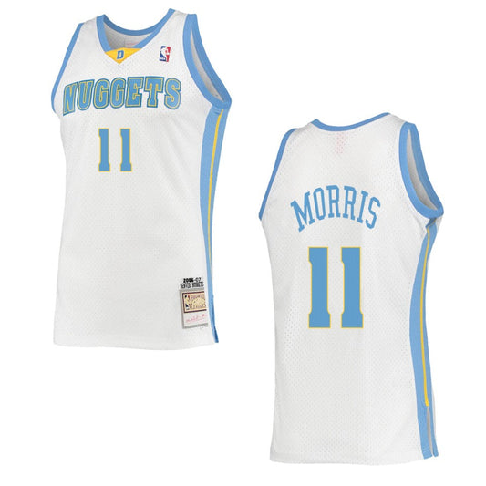 Denver Nuggets Monte Morris Hardwood Classics Swingman Jersey White