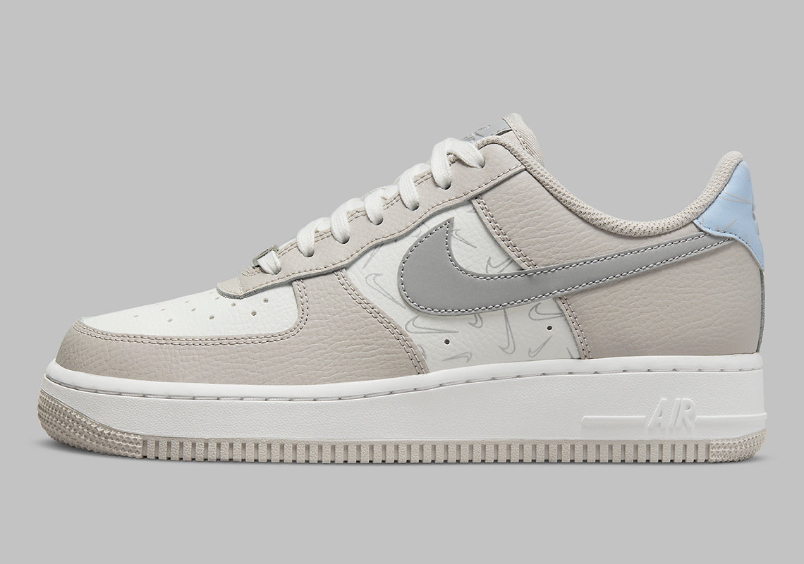 Nike Air Force 1 Low Mini Swooshes Grey Womens