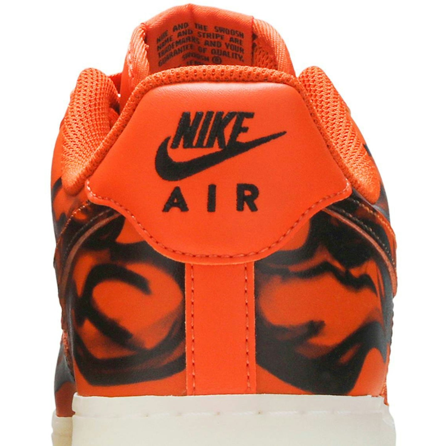 Nike Air Force 1 Low Orange Skeleton CU8067-800