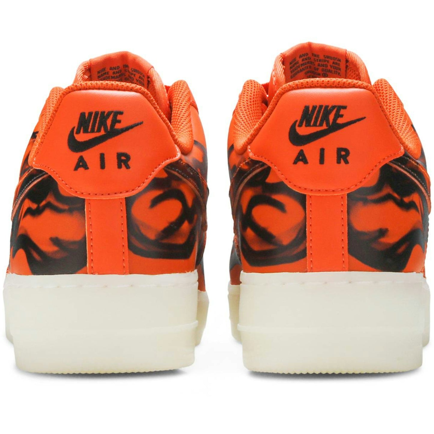 Nike Air Force 1 Low Orange Skeleton CU8067-800