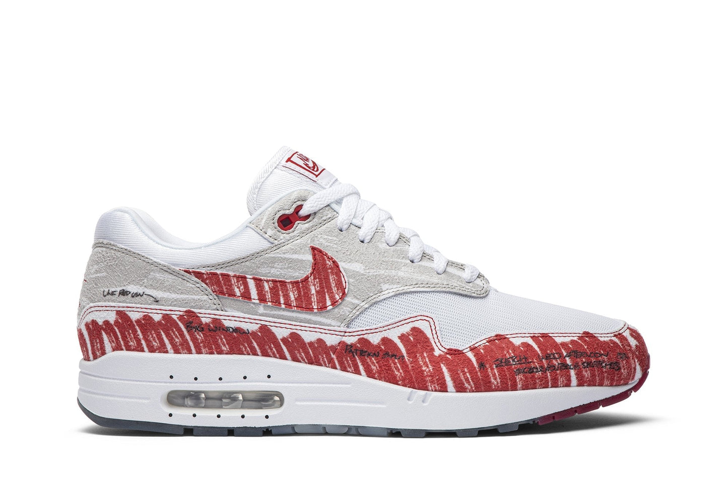 Nike Air Max 1 Sketch University Red