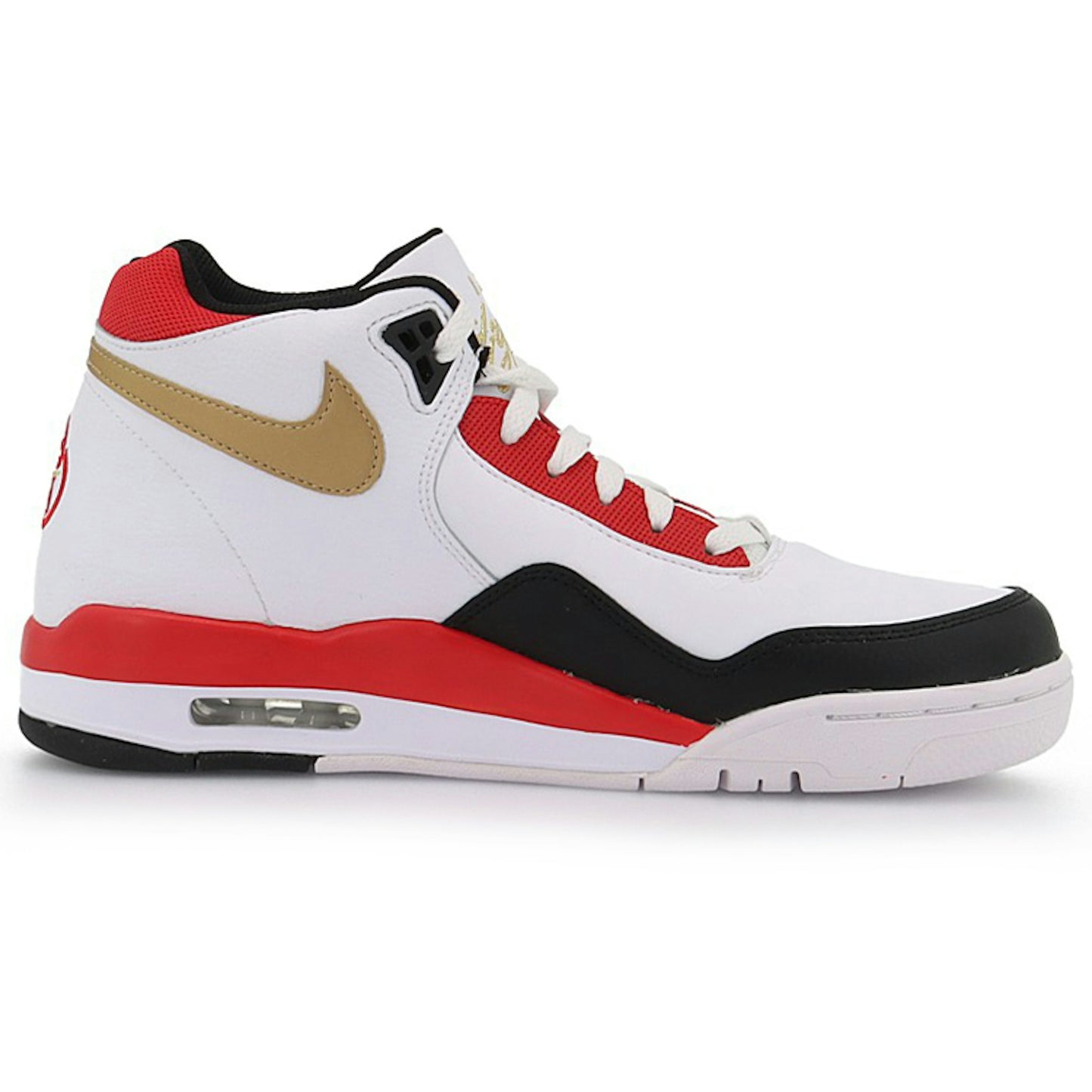 Nike Flight Legacy Shoes White/Golden/Red DD8493-169