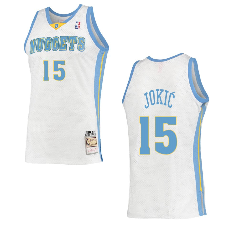 Nikola Jokic Denver Nuggets 2006 Hardwood Classics Swingman Jersey White