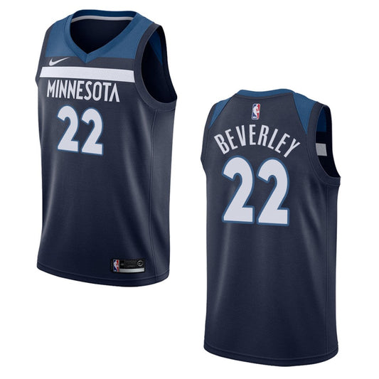 Minnesota Timberwolves Patrick Beverley 2021 Icon Edition Jersey Navy