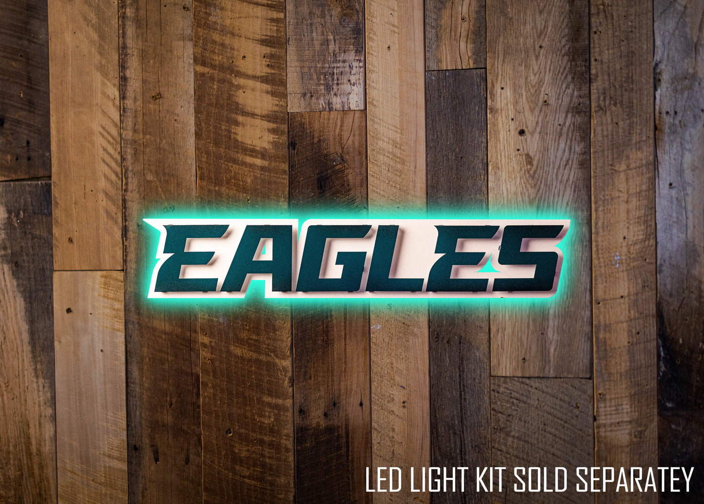 Philadelphia Eagles "EAGLES"  3D Vintage Metal Wall Art