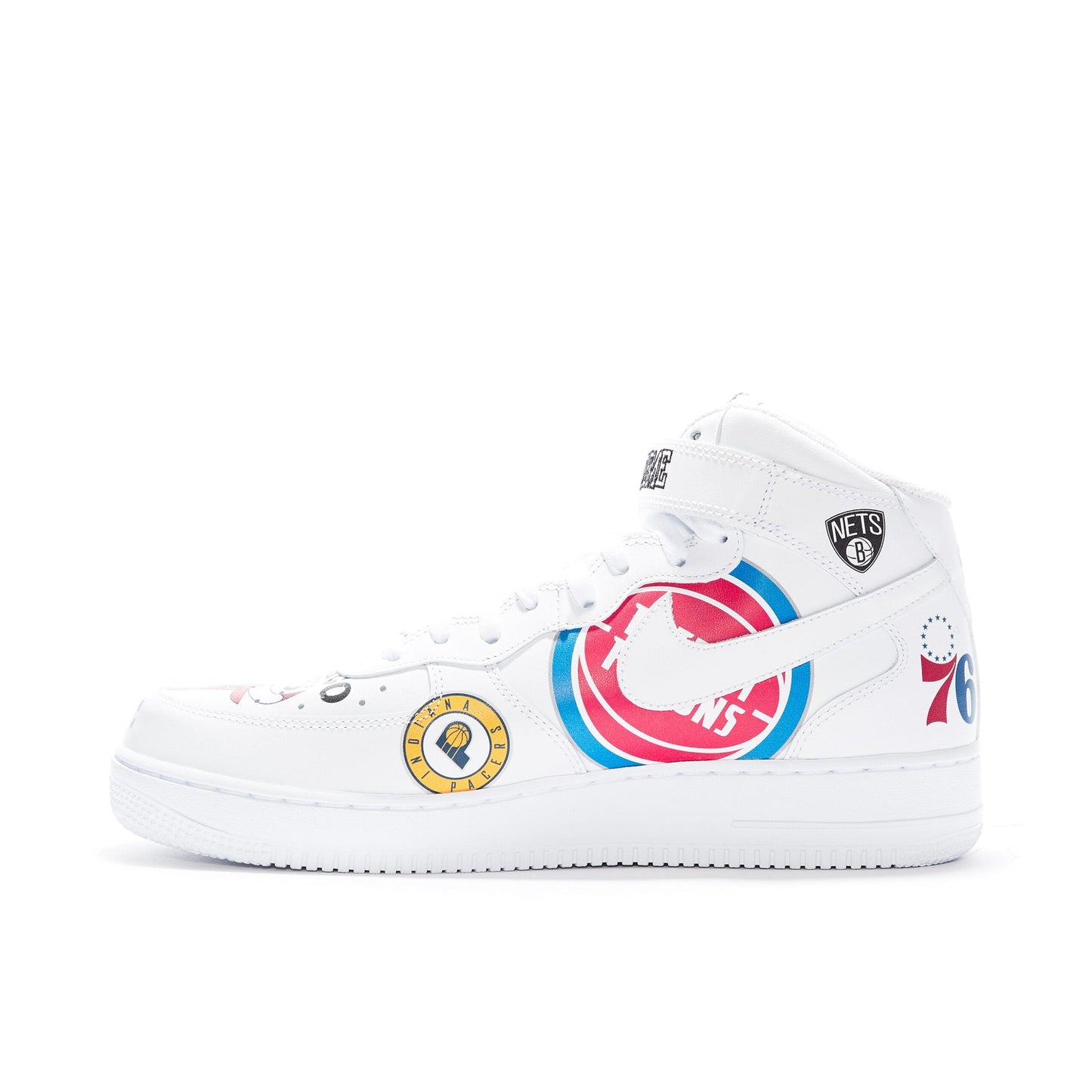 Supreme x Air Force 1 Mid 07 NBA White