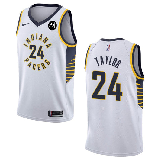 Indiana Pacers Terry Taylor Association Edition Jersey White