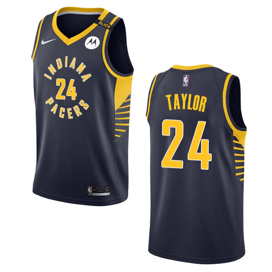 Indiana Pacers Terry Taylor Icon Edition Jersey Navy