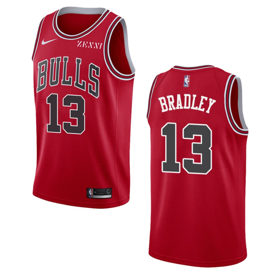 Chicago Bulls Tony Bradley Icon Edition Jersey Red