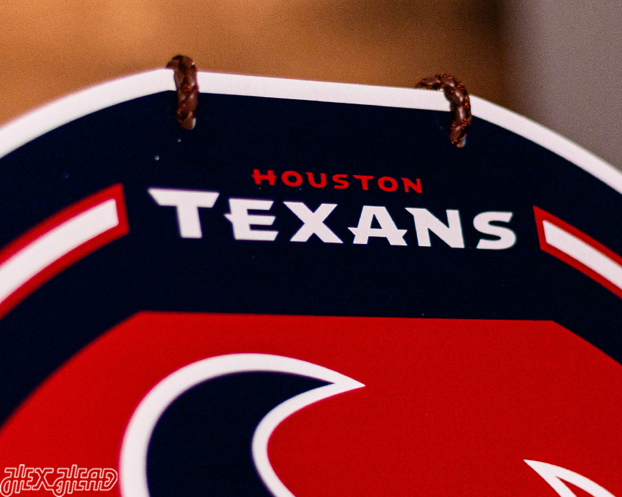 Houston Texans Personalized Monogram Metal Art