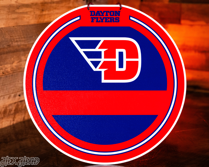 Dayton Flyers Personalized Monogram Metal Art