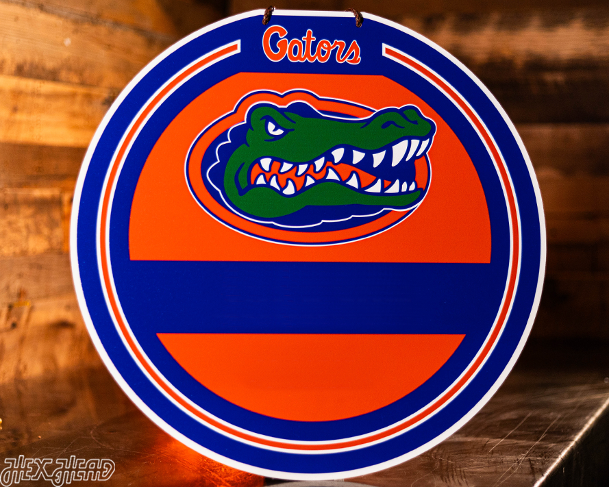 Florida Gators Personalized Monogram Metal Art