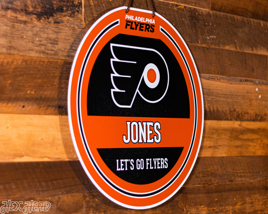 Philadelphia Flyers Personalized Monogram Metal Art