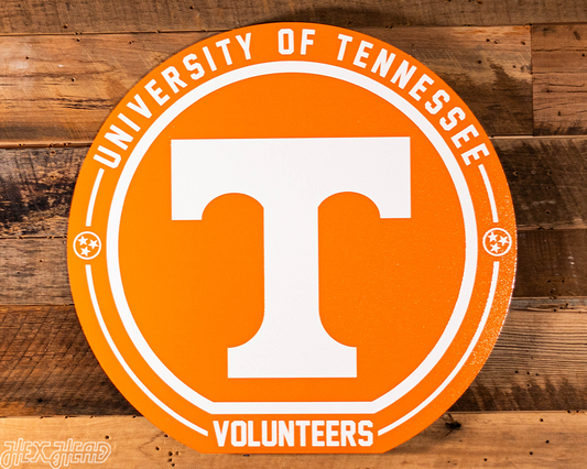 VARSITY Collection- SINGLE Layer Tennessee Volunteers Metal Wall Art