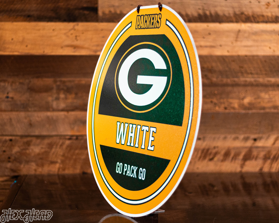 Green Bay Packers Personalized Monogram Metal Art