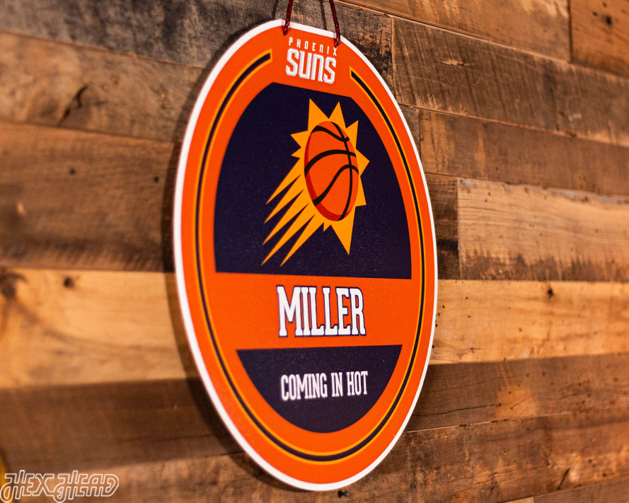 Phoenix Suns Personalized Monogram Metal Art