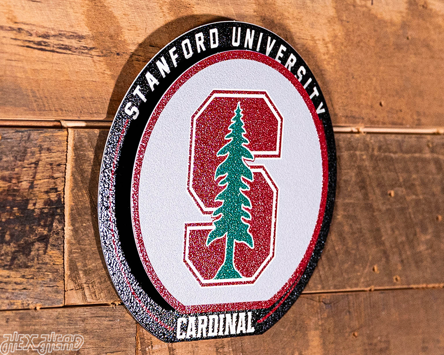 Stanford Cardinal "Double Play" On the Shelf or on the Wall Art