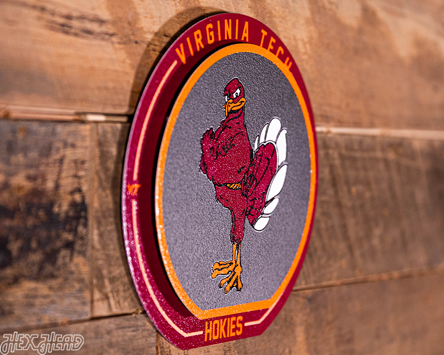 Virginia Tech Hokies "Double Play" On the Shelf or on the Wall Art