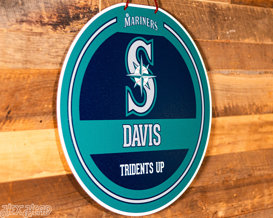 Seattle Mariners Personalized Monogram Metal Art