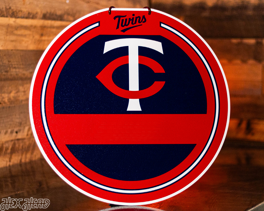 Minnesota Twins Personalized Monogram Metal Art