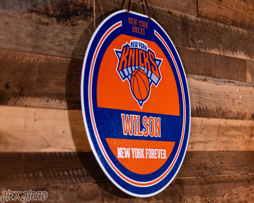 New York Knicks Personalized Monogram Metal Art