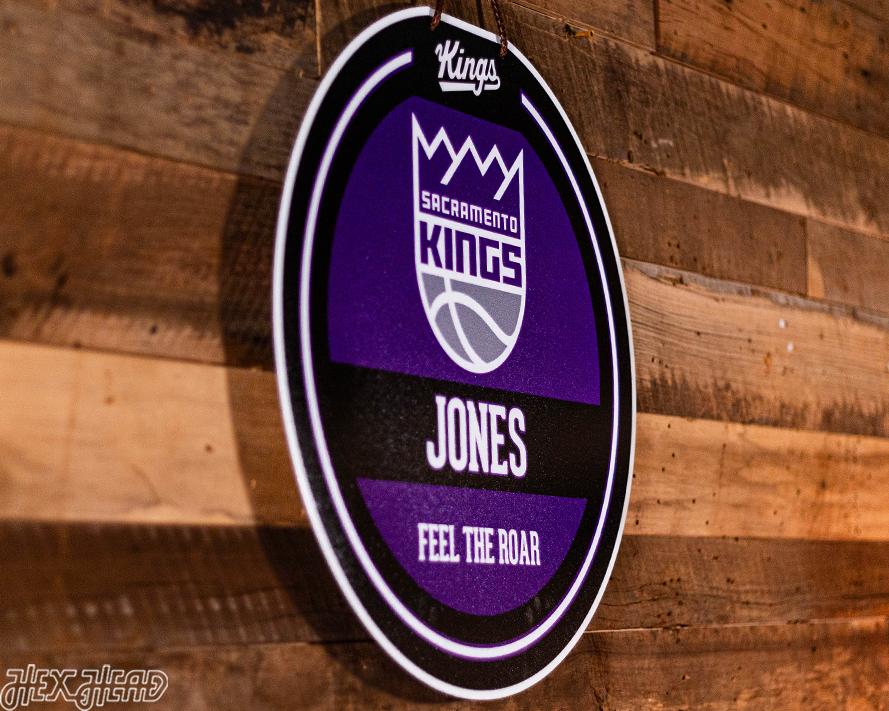 Sacramento Kings Personalized Monogram Metal Art