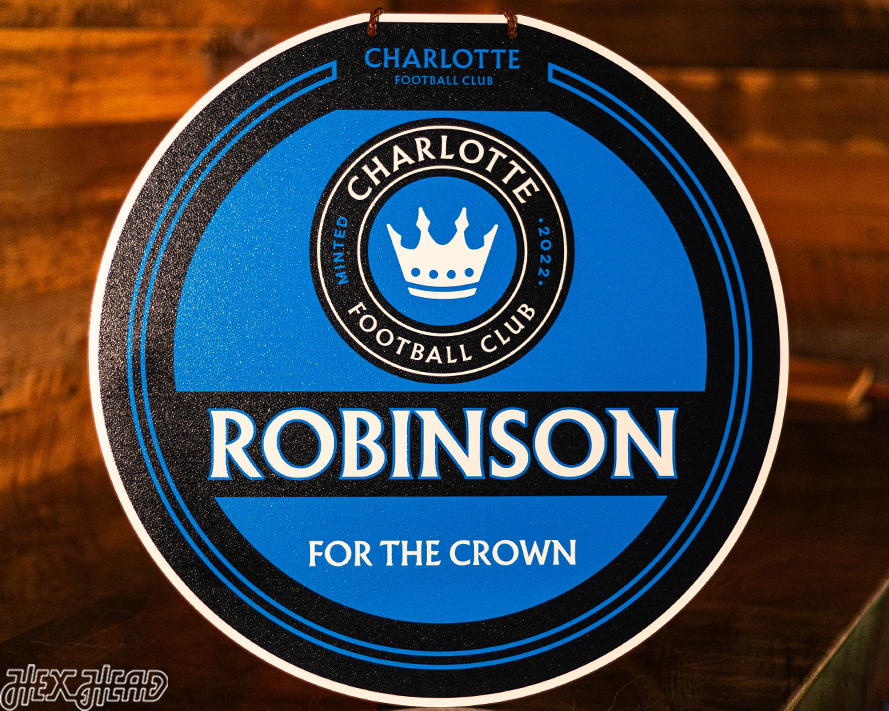 Charlotte FC Personalized Monogram Metal Art