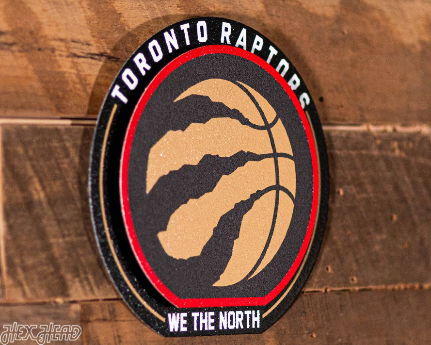 Toronto Raptors "Double Play" On the Shelf or on the Wall Art