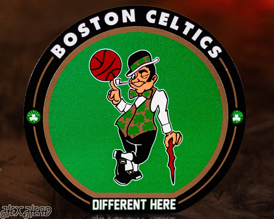 Boston Celtics "Double Play" On the Shelf or on the Wall Art