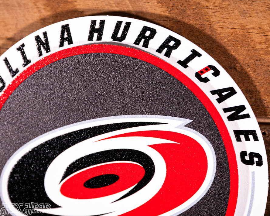 Carolina Hurricanes "Double Play" On the Shelf or on the Wall Art