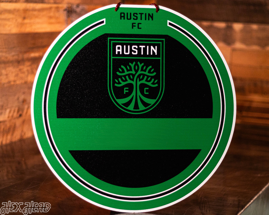 Austin FC Personalized Monogram Metal Art