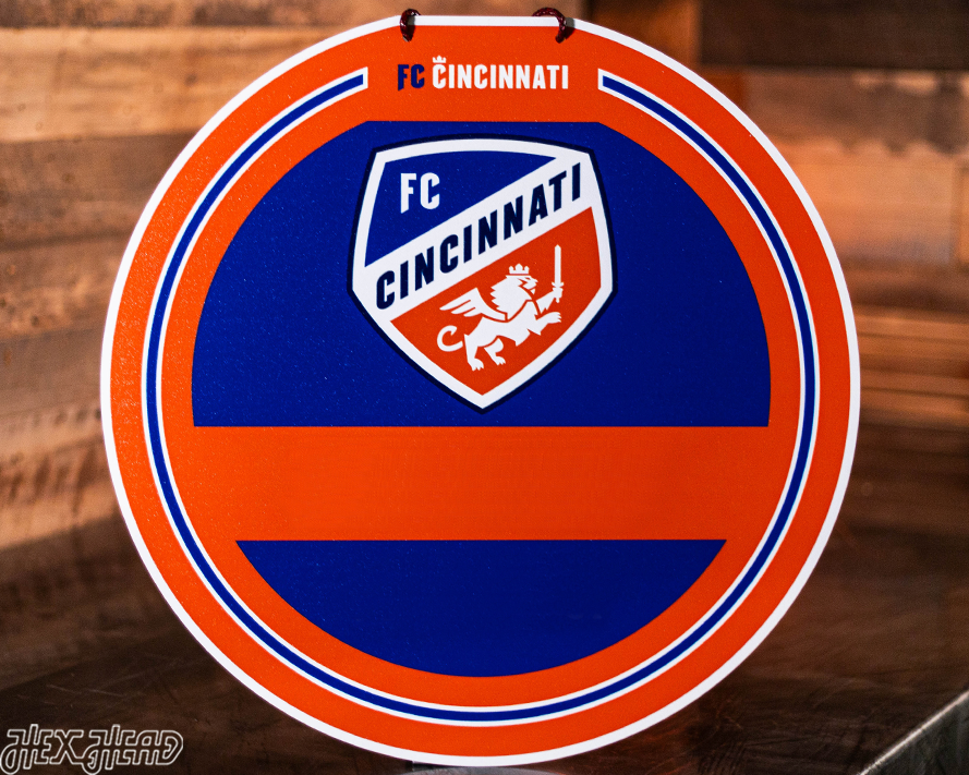 FC Cincinnati Personalized Monogram Metal Art