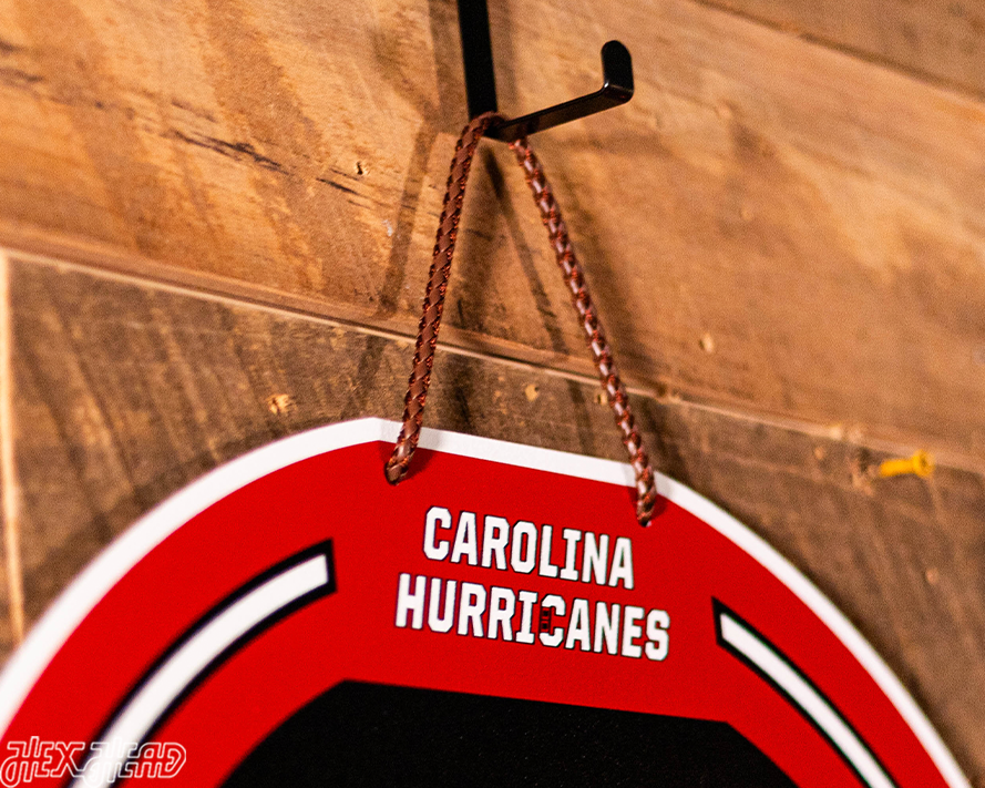 Carolina Hurricanes Personalized Monogram Metal Art